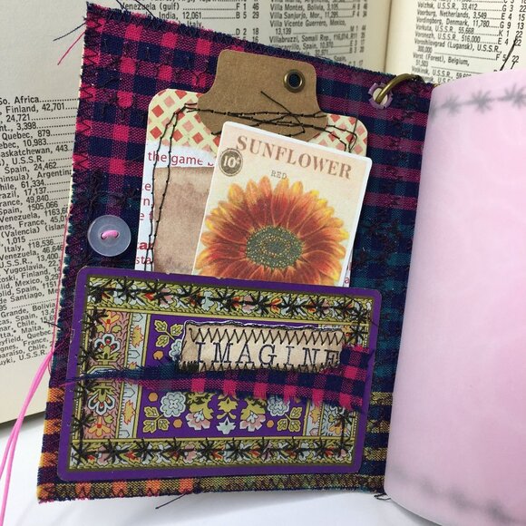 Collage Cover Custom Junk Journal Removable Ephemera Mini Junk Journal u - Picture 5 of 10